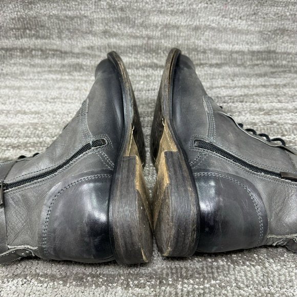 Bed Stu Gray Leather Boots - Picture 8 of 9
